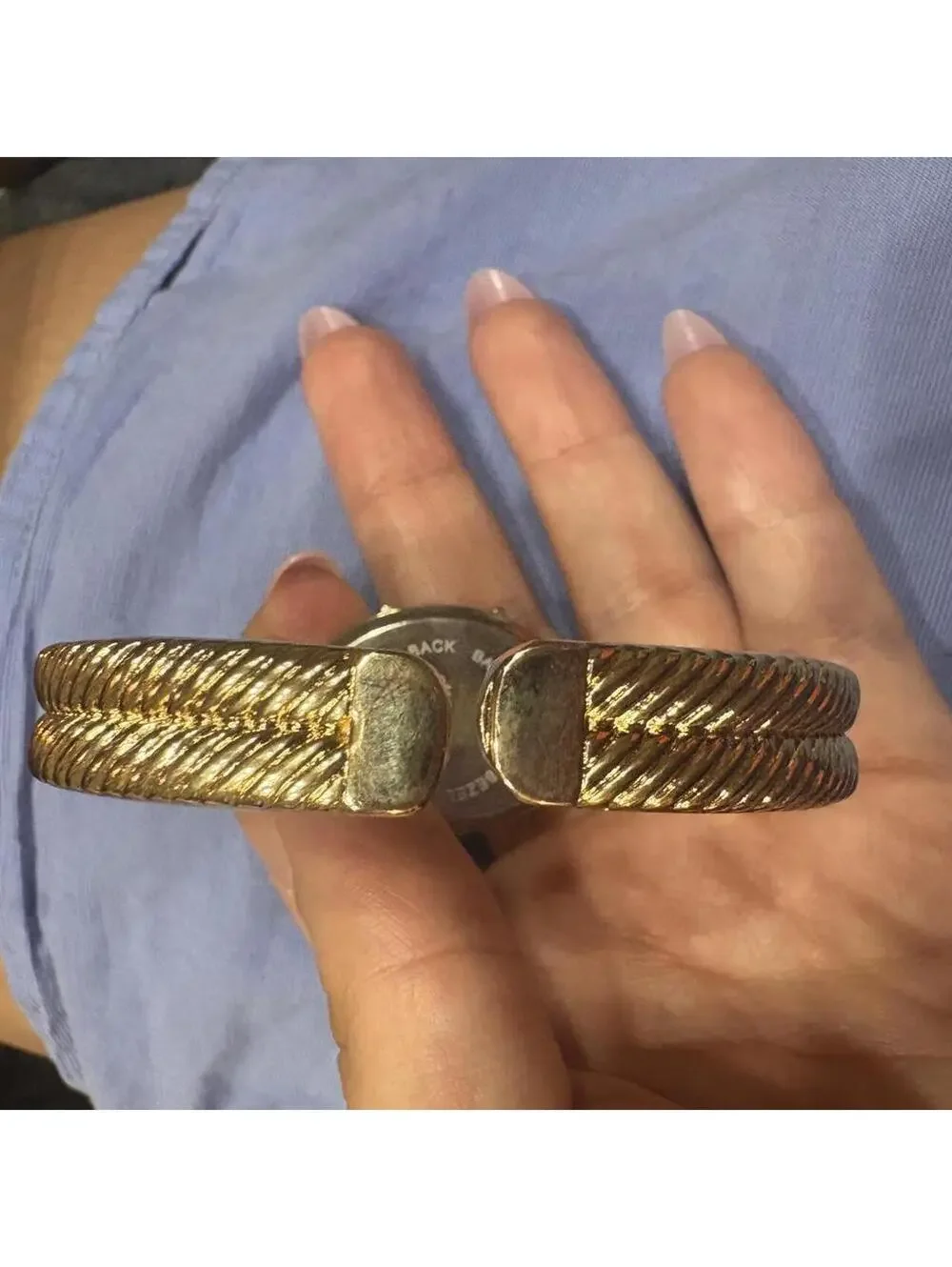 Women's Gold and Brown Watch